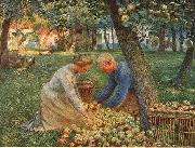 Emile Claus Orchard in Flanders oil painting